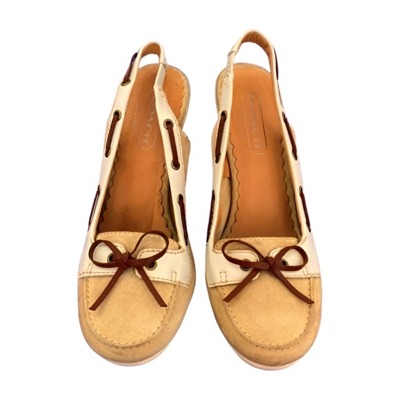 Coach Athena Wedge Size 5.5 - Picture 3 of 10